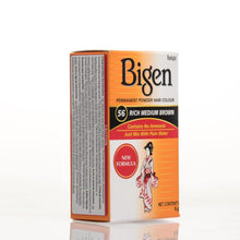 Load image into Gallery viewer, Bigen Powder Permanent Hair Color - 56 - Rich Medium Brown - Bigen-shop