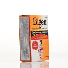 Load image into Gallery viewer, Bigen Powder Permanent Hair Color - 47 - Medium Chestnut - Bigen-shop
