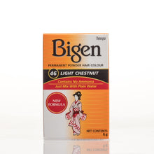 Load image into Gallery viewer, Bigen Powder Permanent Hair Color - 46 - Light Chestnut - Bigen-shop
