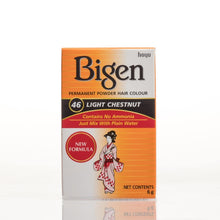 Load image into Gallery viewer, Bigen Powder Permanent Hair Color - 46 - Light Chestnut - Bigen-shop