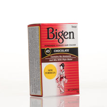 Load image into Gallery viewer, Bigen Powder Permanent Hair Color - 45 - Chocolate - Bigen-shop