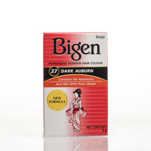 Load image into Gallery viewer, Bigen Powder Permanent Hair Color - 37 - Dark Auburn - Bigen-shop