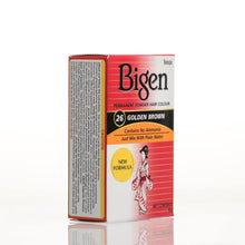 Load image into Gallery viewer, Bigen Powder Permanent Hair Color - 26 - Golden Brown - Bigen-shop