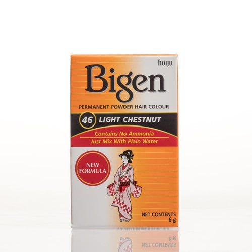 Bigen Powder Permanent Hair Color - 46 - Light Chestnut - Bigen-shop