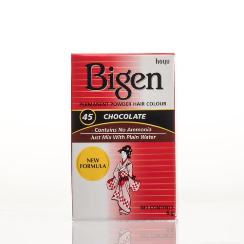 Bigen Powder Permanent Hair Color - 45 - Chocolate - Bigen-shop