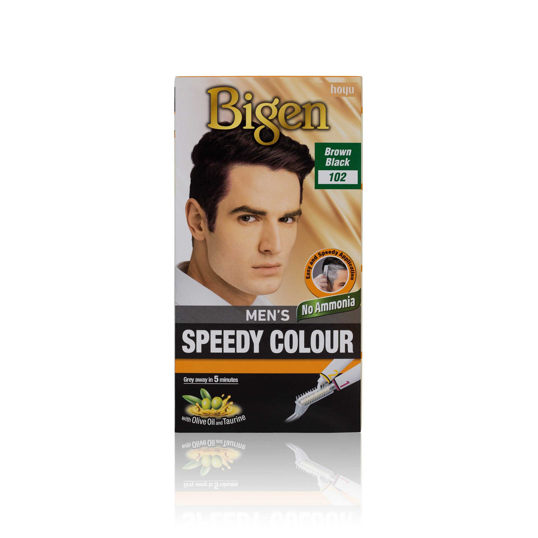 Bigen Men’s Speedy Colour - 102 - Brown Black