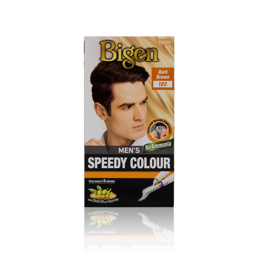 Bigen Men’s Speedy Colour - 103 - Dark Brown