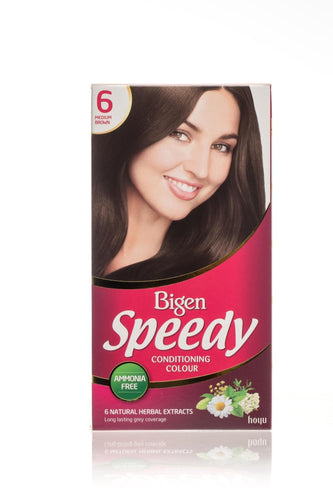 Bigen Women's Speedy Conditioning Colour - 6 - Medium Brown - Bigen-shop
