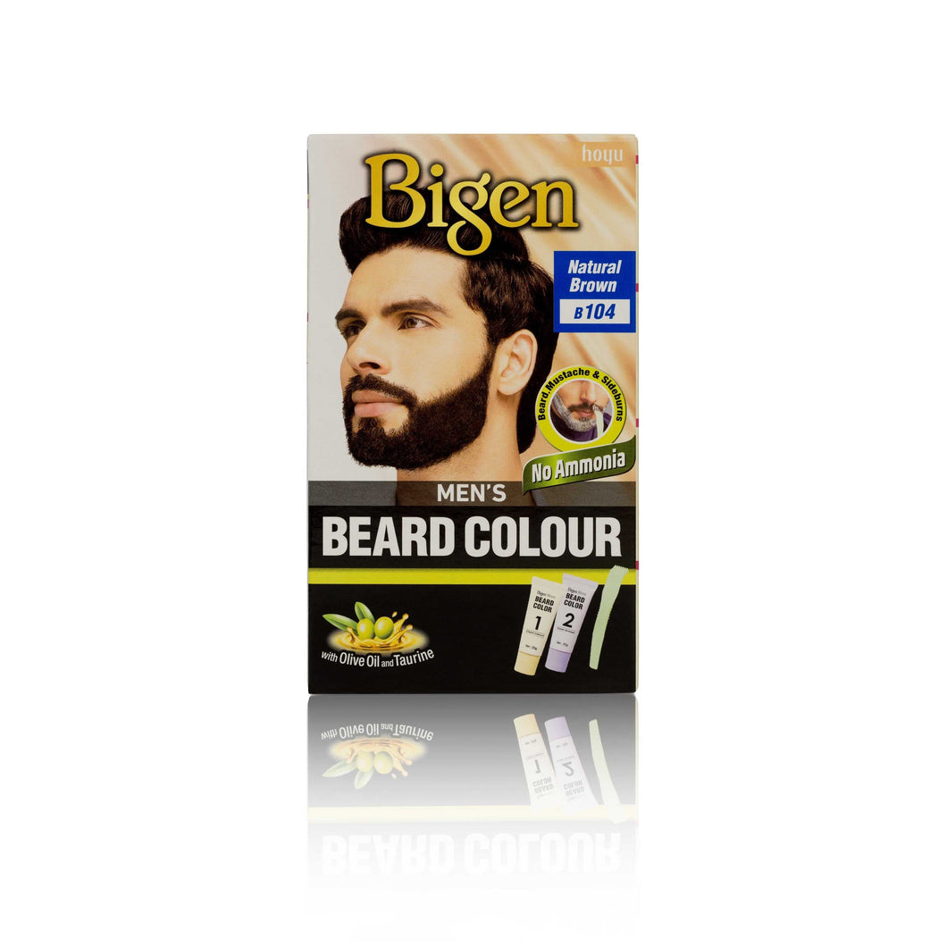Bigen Men’s Beard Colour - B104 - Natural Brown