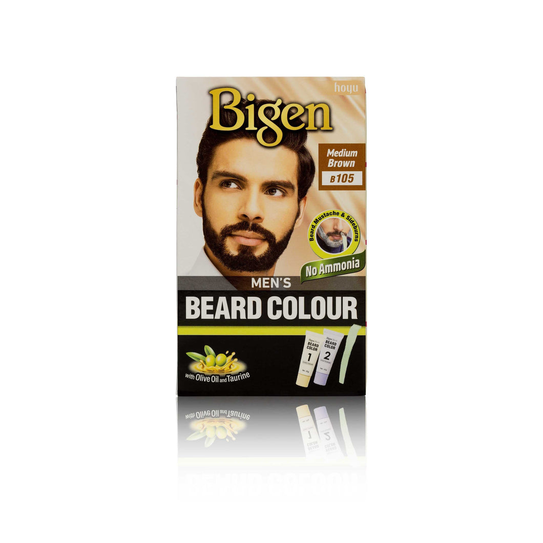 Bigen Men’s Beard Colour - B105 - Medium Brown